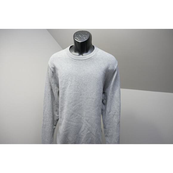 Duluth Trading Co. Crew Neck Swaeter Cotton Nylon Gray Mens Size Large Tall LT - Picture 3 of 7